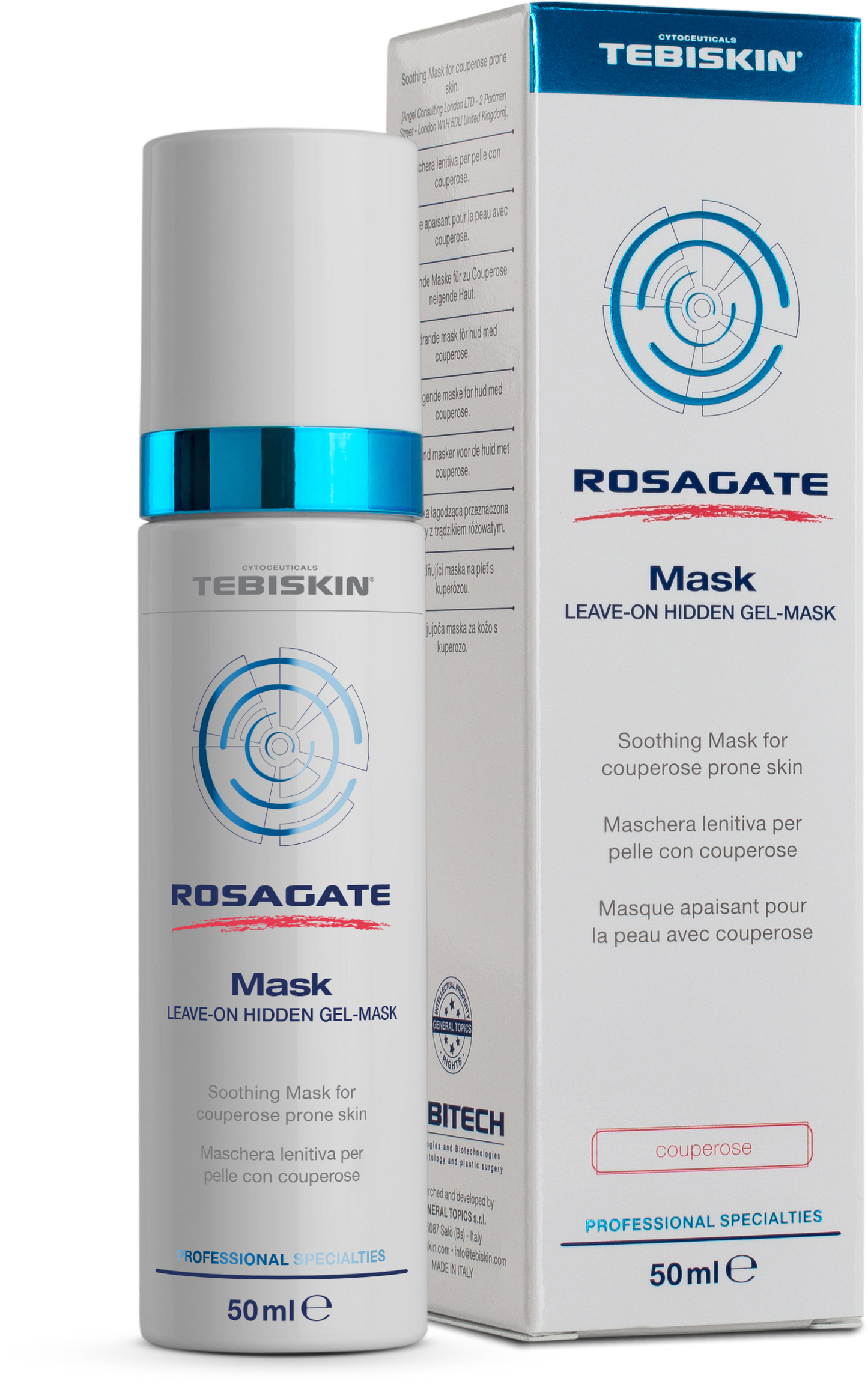 ROSAGATE® Mask LEAVE-ON HIDDEN GEL-MASK kaukė