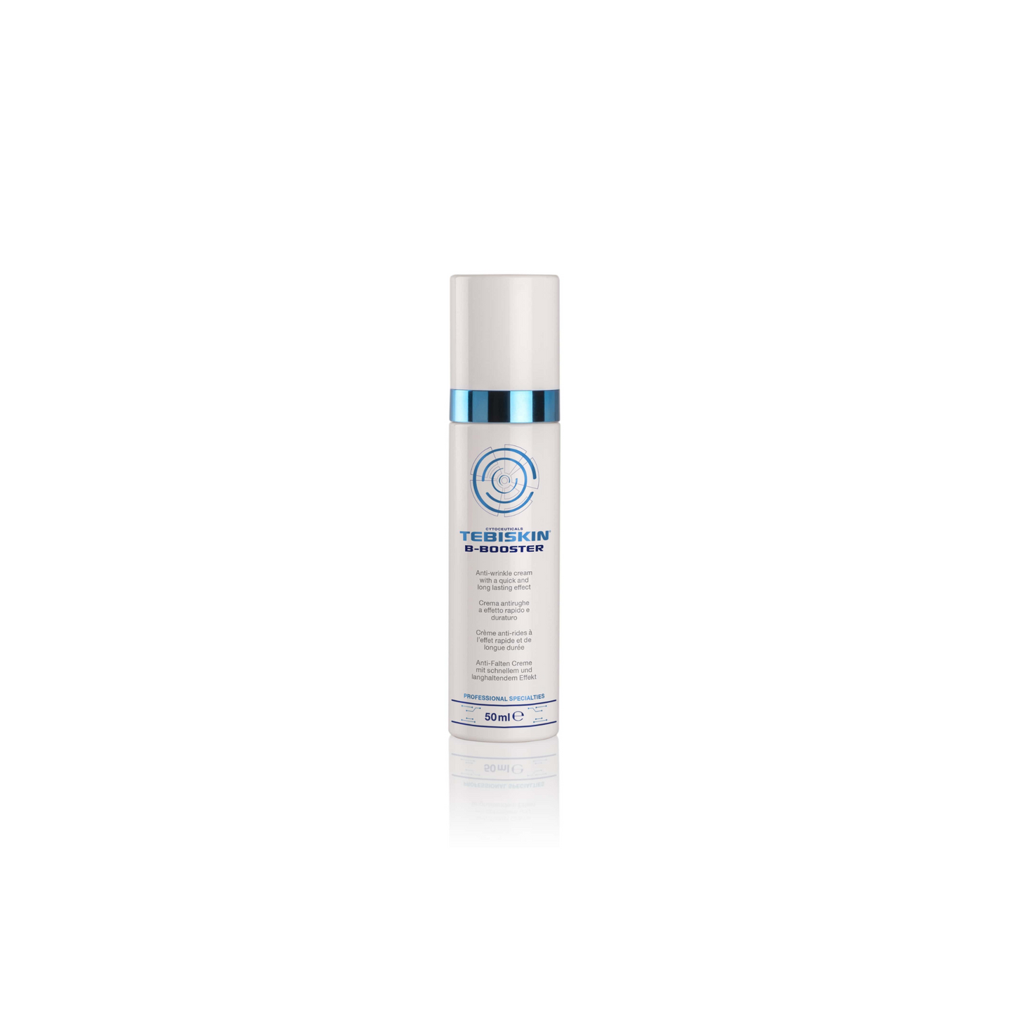 TEBISKIN® B-BOOSTER anti-wrinkle cream that provides a quick and long-lasting skin tightening effect