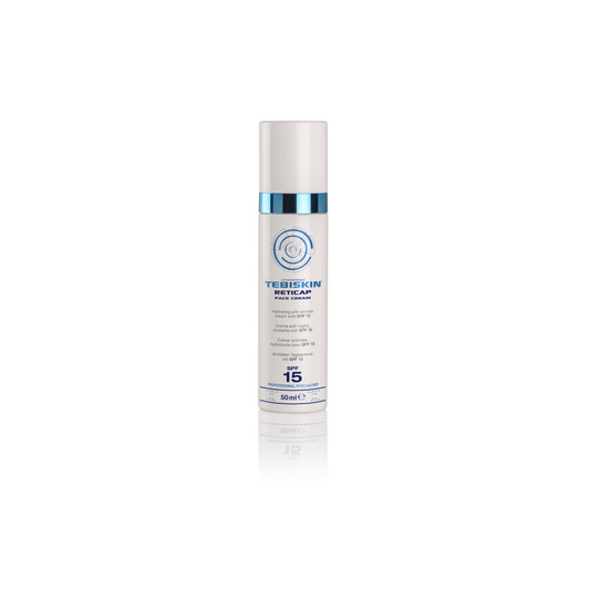 TEBISKIN® RETICAP SPF 15 senėjimo požymius  mažinantis kremas nuo raukšlių