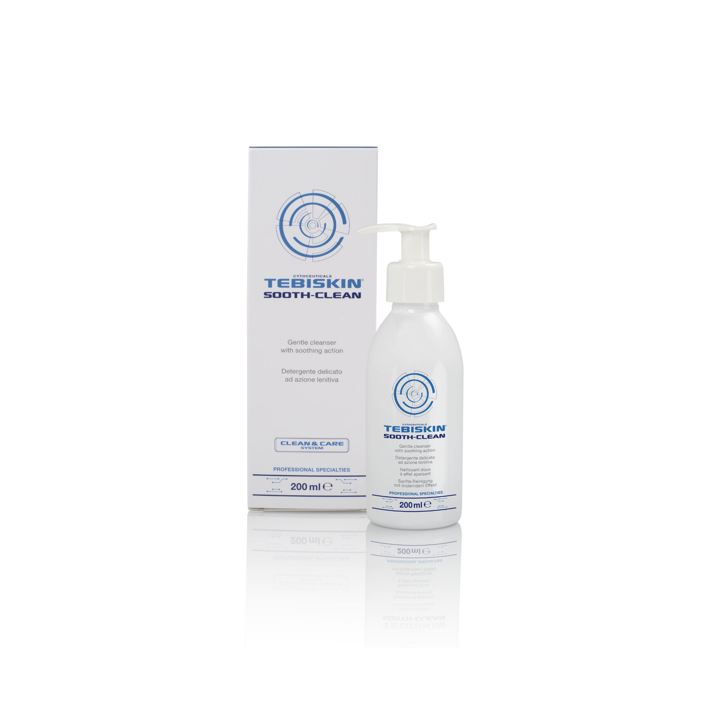 TEBISKIN® SOOTH-CLEAN prausimosi gelis jautriai, sudirgusiai odai