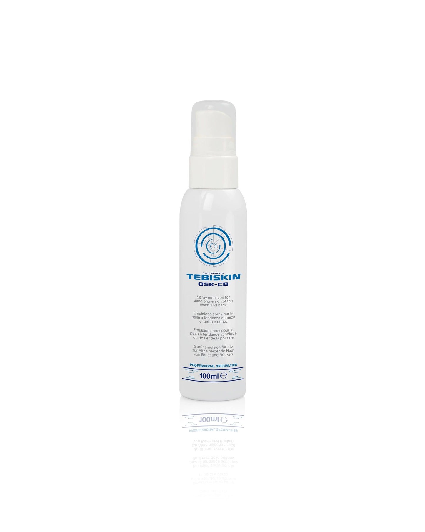 TEBISKIN®OSK-CB special spray emulsion for acne-prone chest and back skin